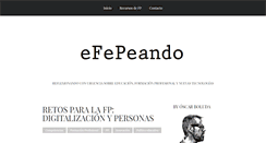 Desktop Screenshot of efepeando.com